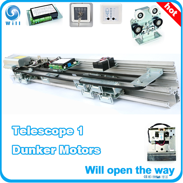 Telescopic sliding door operator (Double drive)