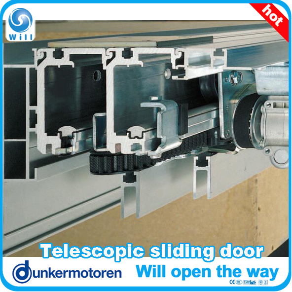 Telescopic sliding door operator Chinese most speed&silent